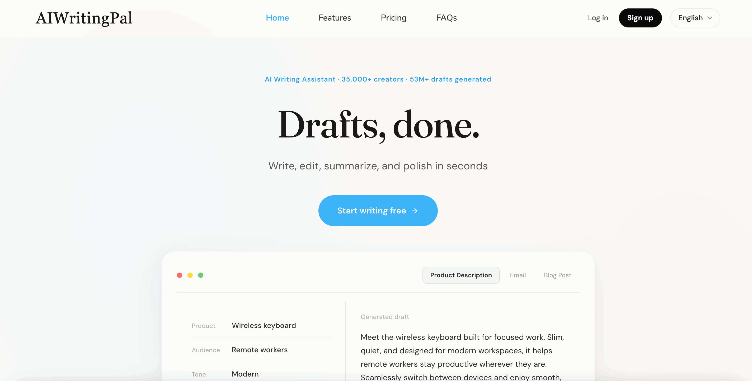 AIWritingPal