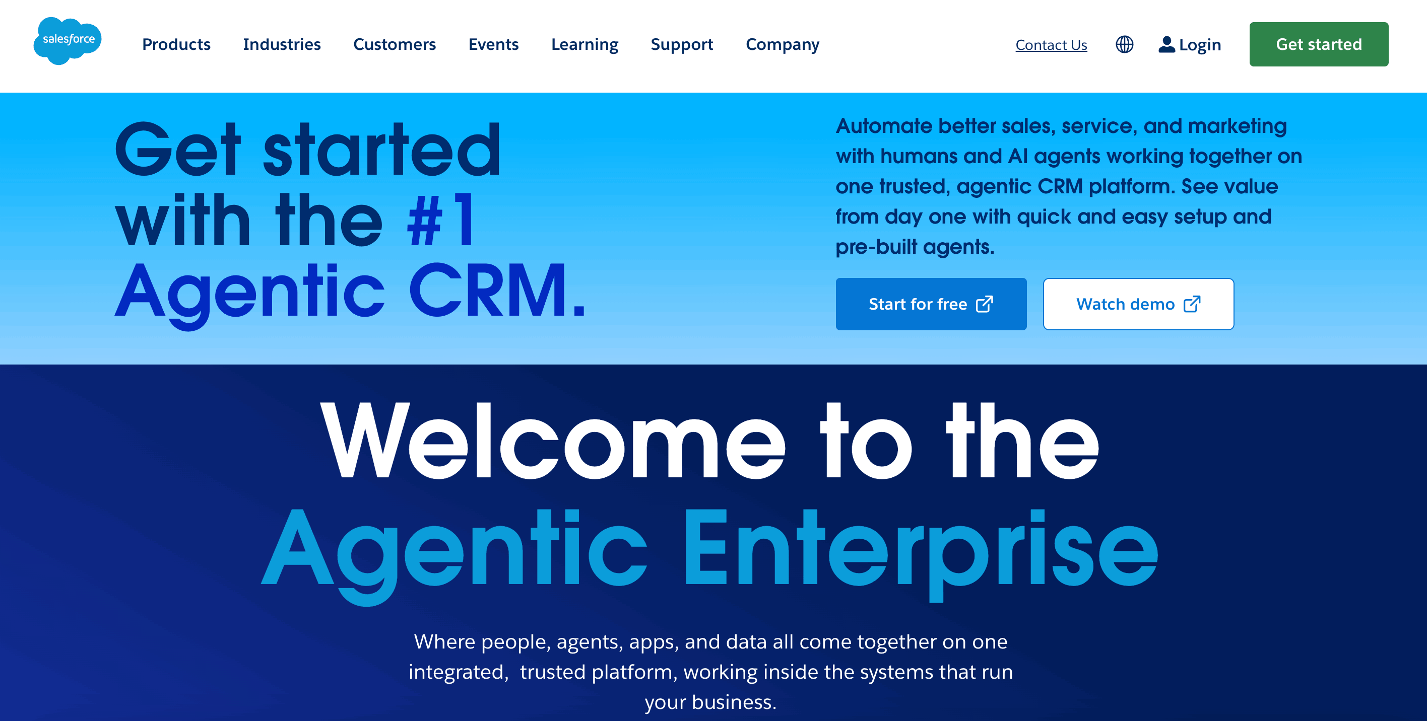Salesforce: The #1 Agentic AI CRM | Salesforce