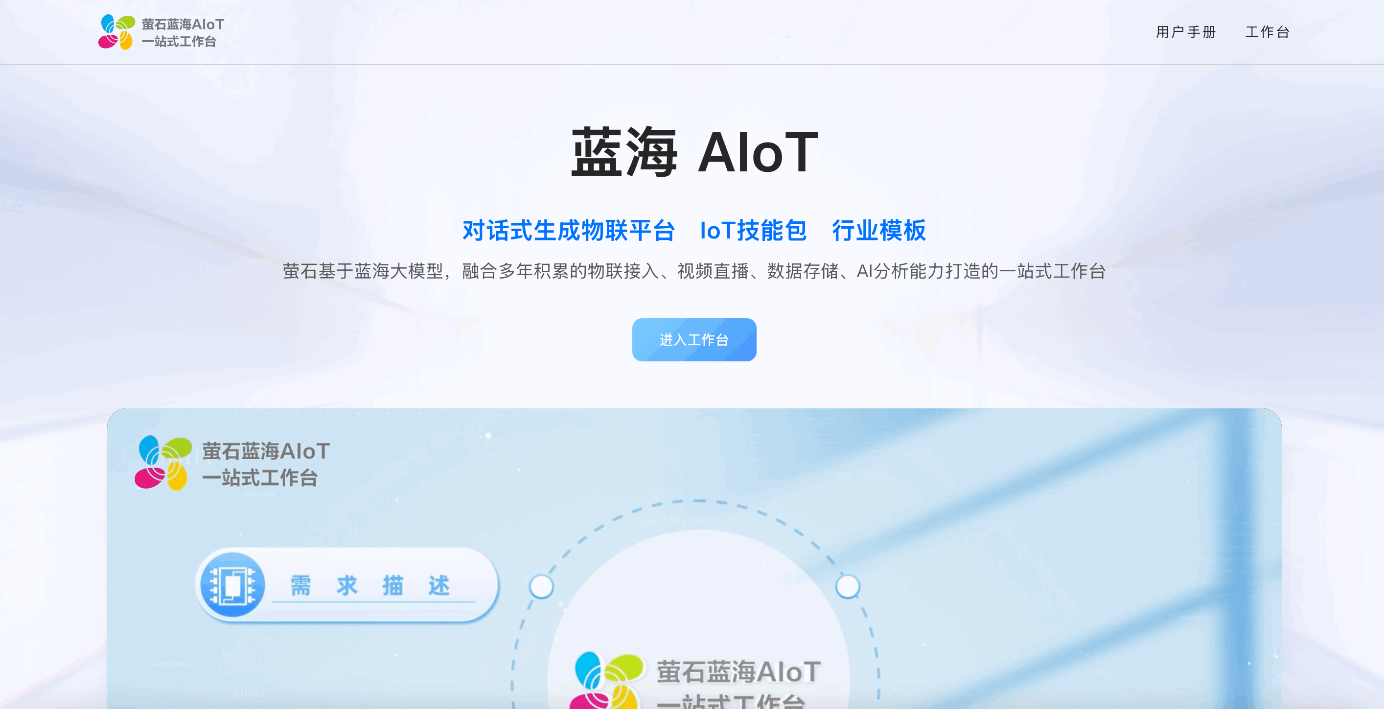 萤石蓝海AIoT-智能开发平台