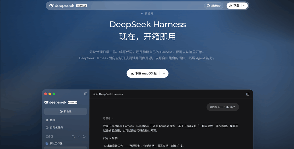 DeepSeek Harness