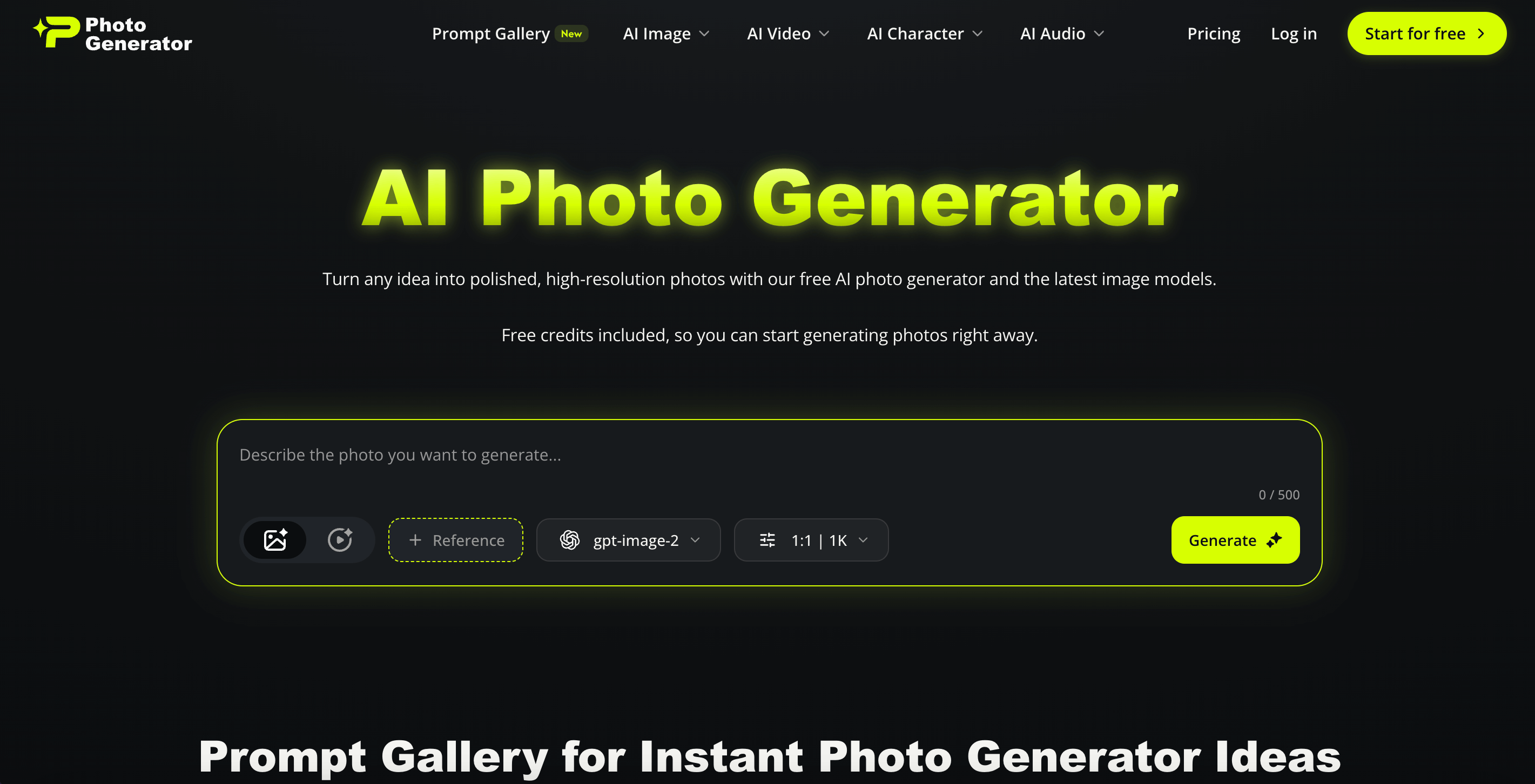 PhotoGenerator AI