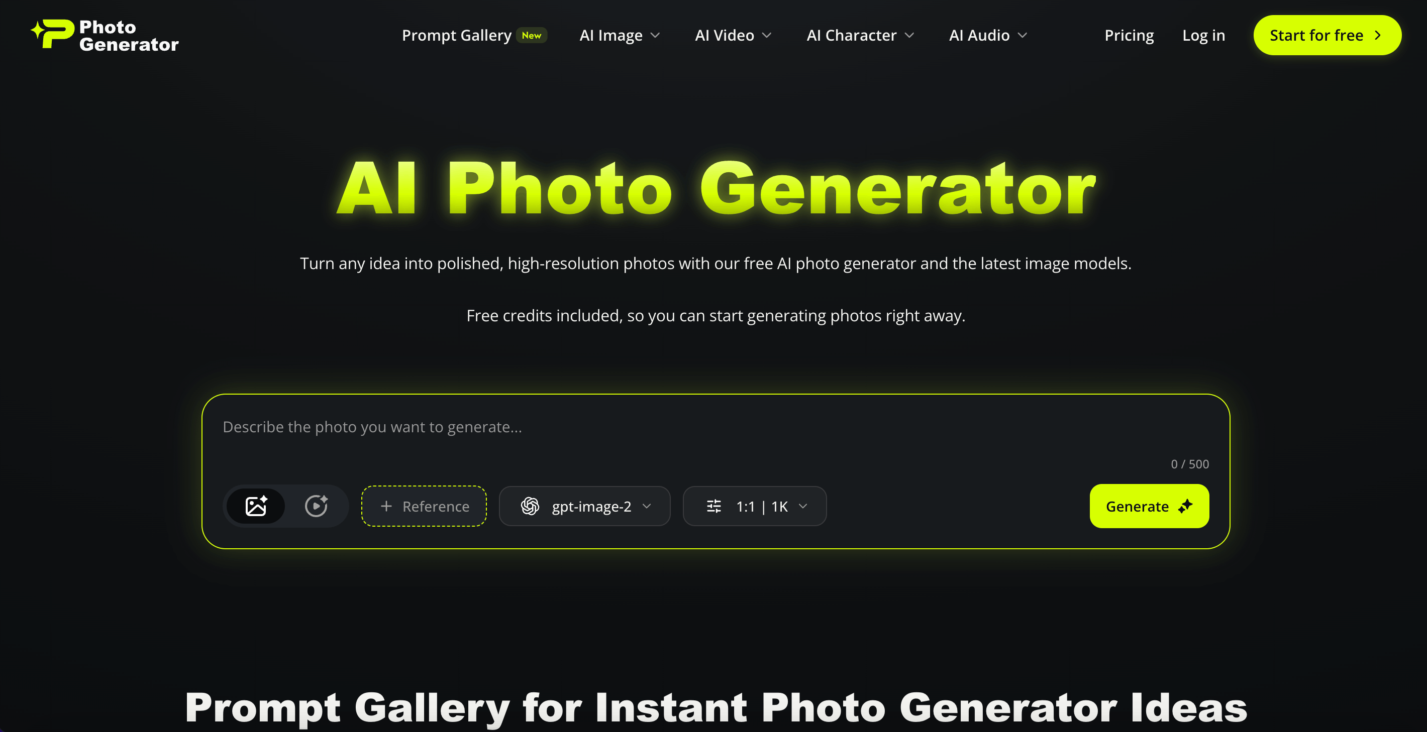 PhotoGenerator AI